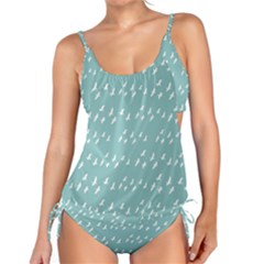 Group Of Birds Flying Graphic Pattern Tankini Set by dflcprintsclothing