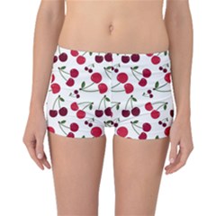 Cute Cherry Pattern Boyleg Bikini Bottoms by TastefulDesigns