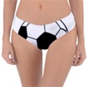 Soccer Lovers Gift Reversible Classic Bikini Bottoms View1