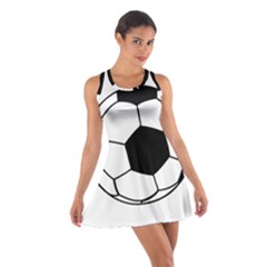 Soccer Lovers Gift Cotton Racerback Dress by ChezDeesTees