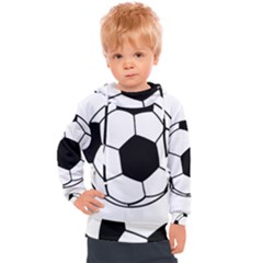 Soccer Lovers Gift Kids  Hooded Pullover by ChezDeesTees