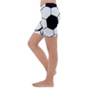 Soccer Lovers Gift Kids  Lightweight Velour Capri Yoga Leggings View2