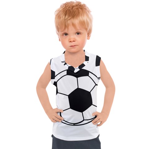 Soccer Lovers Gift Kids  Sport Tank Top by ChezDeesTees