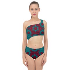 Cherry-blossom Mandala Of Sakura Branches Spliced Up Two Piece Swimsuit by pepitasart