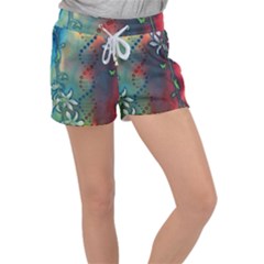 Flower Dna Velour Lounge Shorts by RobLilly
