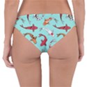 Pattern with koi fishes Reversible Hipster Bikini Bottoms View4