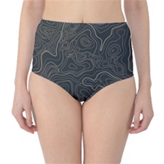 Damask Seamless Pattern Classic High-waist Bikini Bottoms by BangZart