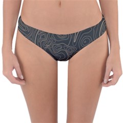 Damask Seamless Pattern Reversible Hipster Bikini Bottoms