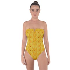 Blossoms  So Free In Freedom Tie Back One Piece Swimsuit by pepitasart