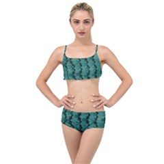 Branches Of A Wonderful Flower Tree In The Light Of Life Layered Top Bikini Set by pepitasart