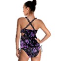 Abstract Intricate Texture Print Tankini Set View2
