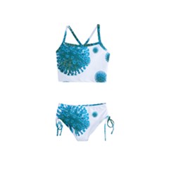 Corona Virus Girls  Tankini Swimsuit by catchydesignhill