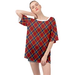 Scottish And Celtic Pattern - Braveheard Is Proud Of You Oversized Chiffon Top by DinzDas