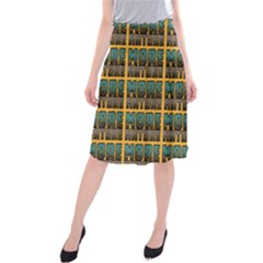 More Nature - Nature Is Important For Humans - Save Nature Midi Beach Skirt by DinzDas