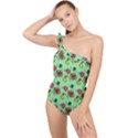 Lady Bug Fart - Nature And Insects Frilly One Shoulder Swimsuit View1