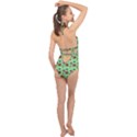 Lady Bug Fart - Nature And Insects Halter Front Plunge Swimsuit View2