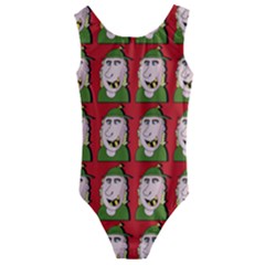 Village Dude - Hillbilly And Redneck - Trailer Park Boys Kids  Cut-out Back One Piece Swimsuit by DinzDas