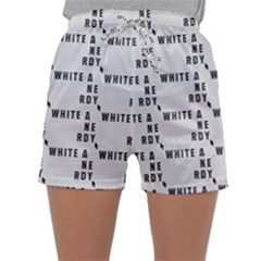 White And Nerdy - Computer Nerds And Geeks Sleepwear Shorts by DinzDas