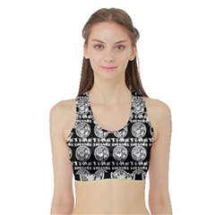 Inka Cultur Animal - Animals And Occult Religion Sports Bra With Border by DinzDas