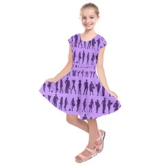 Normal People And Business People - Citizens Kids  Short Sleeve Dress by DinzDas