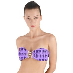 Normal People And Business People - Citizens Twist Bandeau Bikini Top by DinzDas