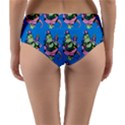 Monster And Cute Monsters Fight With Snake And Cyclops Reversible Mid-Waist Bikini Bottoms View4
