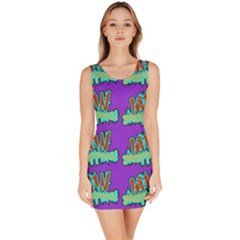 Jaw Dropping Comic Big Bang Poof Bodycon Dress by DinzDas