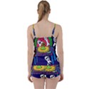 Circus Ghosts Digital Tie Front Two Piece Tankini View2