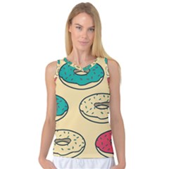 Donuts Women s Basketball Tank Top by Sobalvarro