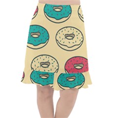 Donuts Fishtail Chiffon Skirt by Sobalvarro