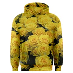 Yellow Roses Men s Overhead Hoodie by Sparkle