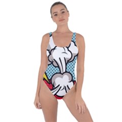 Rays Smoke Pop Art Style Vector Illustration Bring Sexy Back Swimsuit by Amaryn4rt