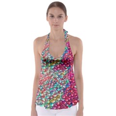 Rainbow Support Group  Babydoll Tankini Top by ScottFreeArt