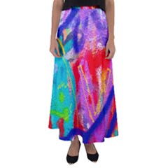 Crazy Graffiti Flared Maxi Skirt by essentialimage