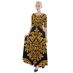 Finesse  Half Sleeves Maxi Dress by Sobalvarro