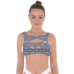 Optical Illusion Bandaged Up Bikini Top by Sparkle