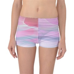Pink Fractal Reversible Boyleg Bikini Bottoms by Sparkle