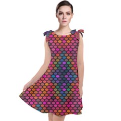 Hexxogons Tie Up Tunic Dress by Sparkle