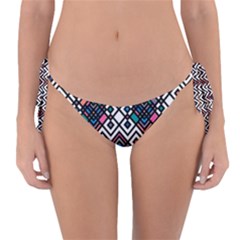 Boho Geometric Reversible Bikini Bottom by tmsartbazaar