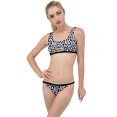 Leopard Spots, White, Brown Black, Animal Fur Print The Little Details Bikini Set by Casemiro