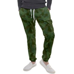 Green Army Camouflage Pattern Men s Jogger Sweatpants by SpinnyChairDesigns