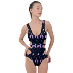 Galaxy Unicorns Side Cut Out Swimsuit by Sparkle