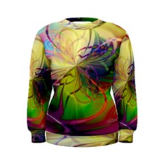  Rainbow Painting Patterns 1 Women s Sweatshirt by DinkovaArt