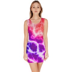 Colorful Tie Dye Pattern Texture Bodycon Dress by SpinnyChairDesigns