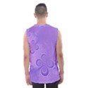Purple Intricate Swirls Pattern Men s Basketball Tank Top View2