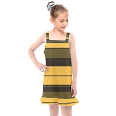 Vintage Yellow Kids  Overall Dress by tmsartbazaar