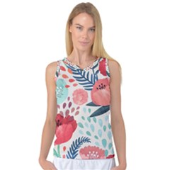 Floral  Women s Basketball Tank Top by Sobalvarro