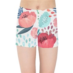Floral  Kids  Sports Shorts by Sobalvarro