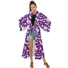 Halloween  Maxi Kimono by Sobalvarro