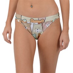 Colorful-baby-bear-cartoon-seamless-pattern Band Bikini Bottom